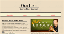 Desktop Screenshot of oldlinemeats.com